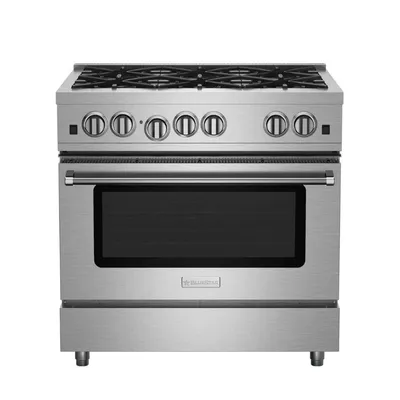 BLUESTAR 36″ CULINARY SERIES (RCS) OPEN BURNER RANGE