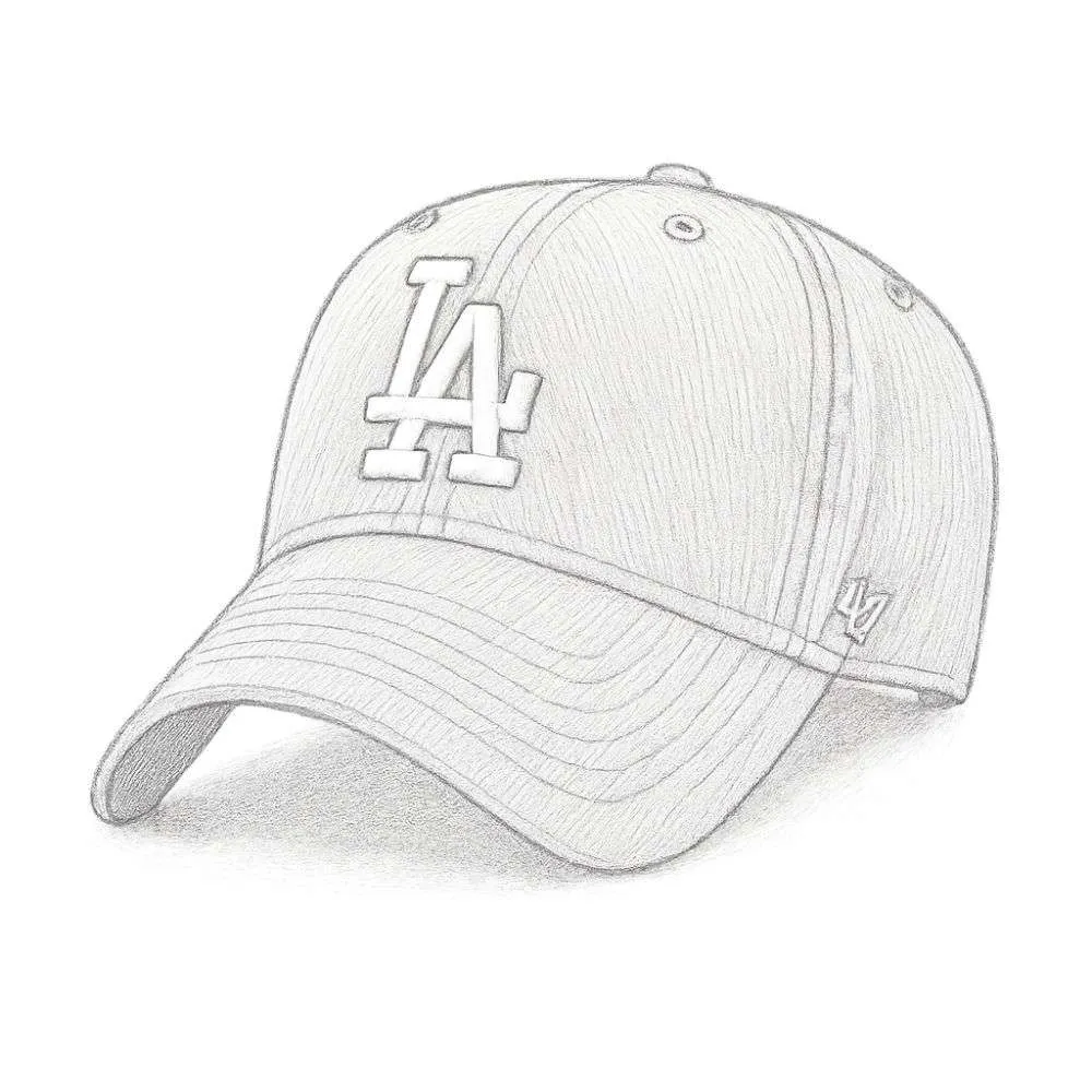 ’47 Clean Up Los Angeles Dodgers Ball Cap