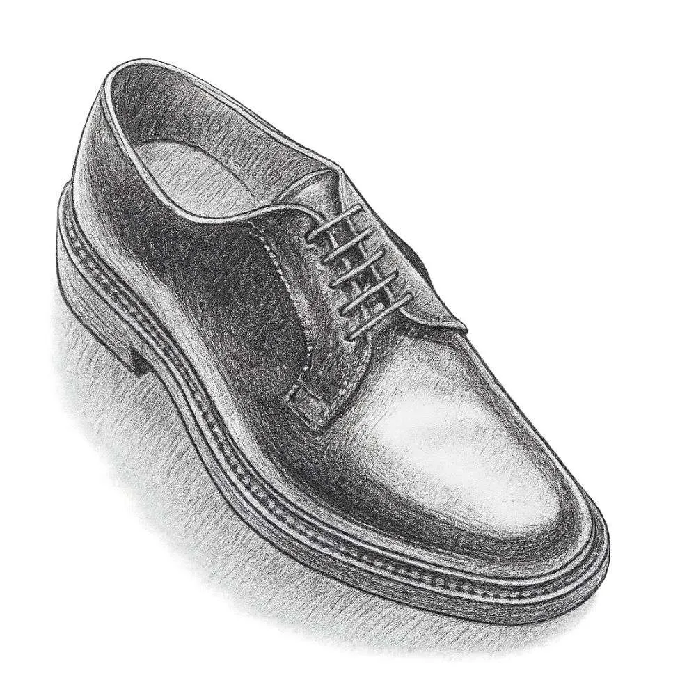Alden 990 Plain Toe Blucher Shoes