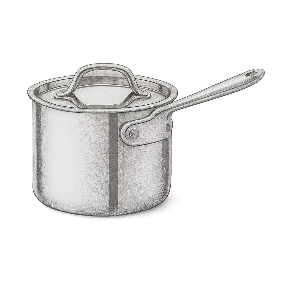 All-Clad D3 Stainless 3-Ply Sauce Pan, 2 Quart