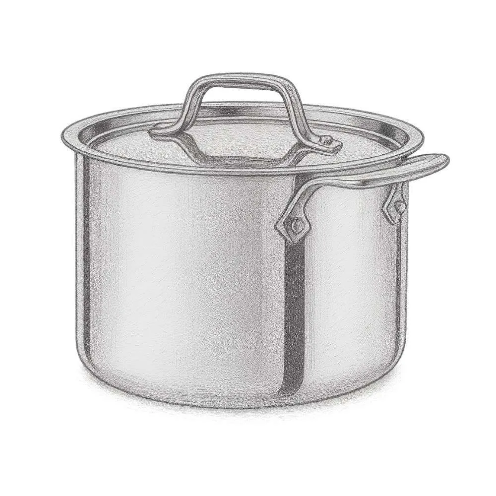 All-Clad D3 Stainless 3-ply Stockpot with Lid