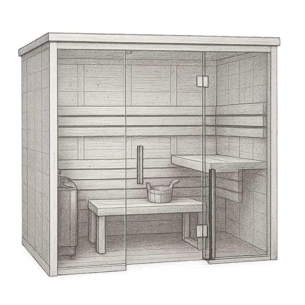 Almost Heaven Saunas Worthington Indoor Sauna