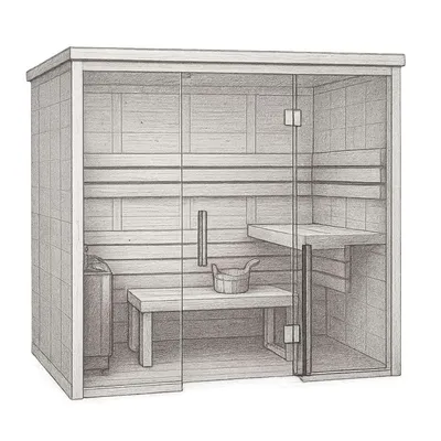 Almost Heaven Saunas Worthington Indoor Sauna