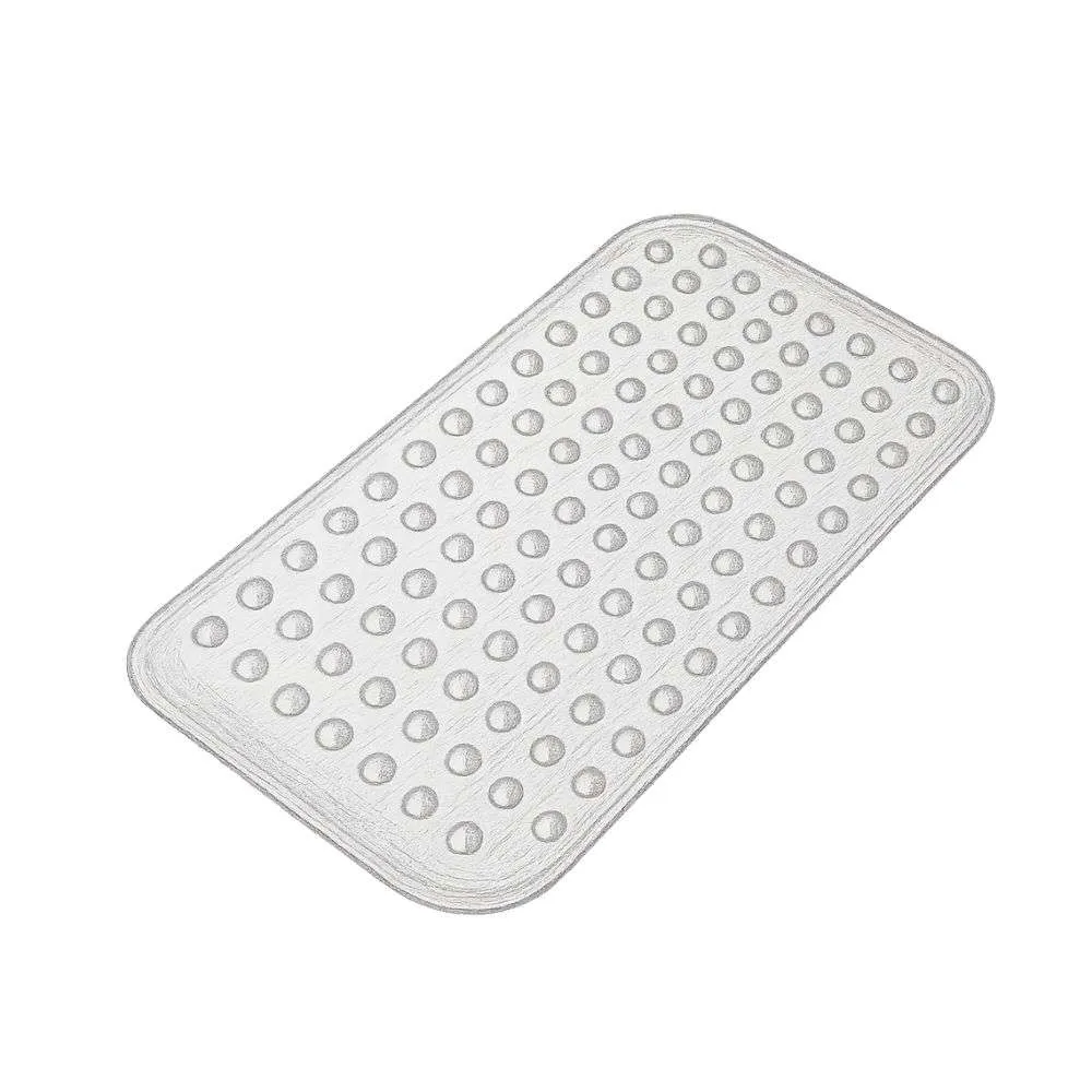 AmazerBath Non-Slip Shower Mat with Suction Cups and Drain Holes (15" x 27.6")