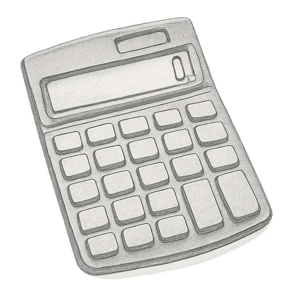 Amazon Basics LCD 8-Digit Desktop Calculator