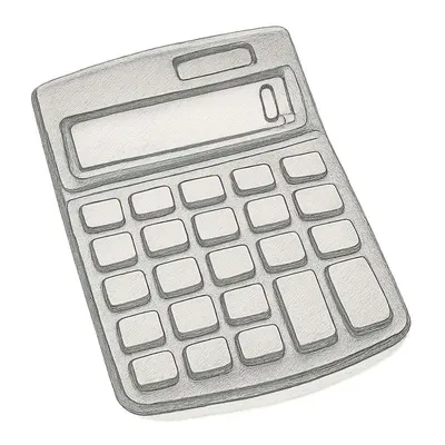 Amazon Basics LCD 8-Digit Desktop Calculator