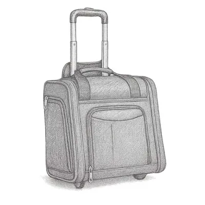 Amazon Basics Underseat Carry-On Rolling Travel Luggage Bag