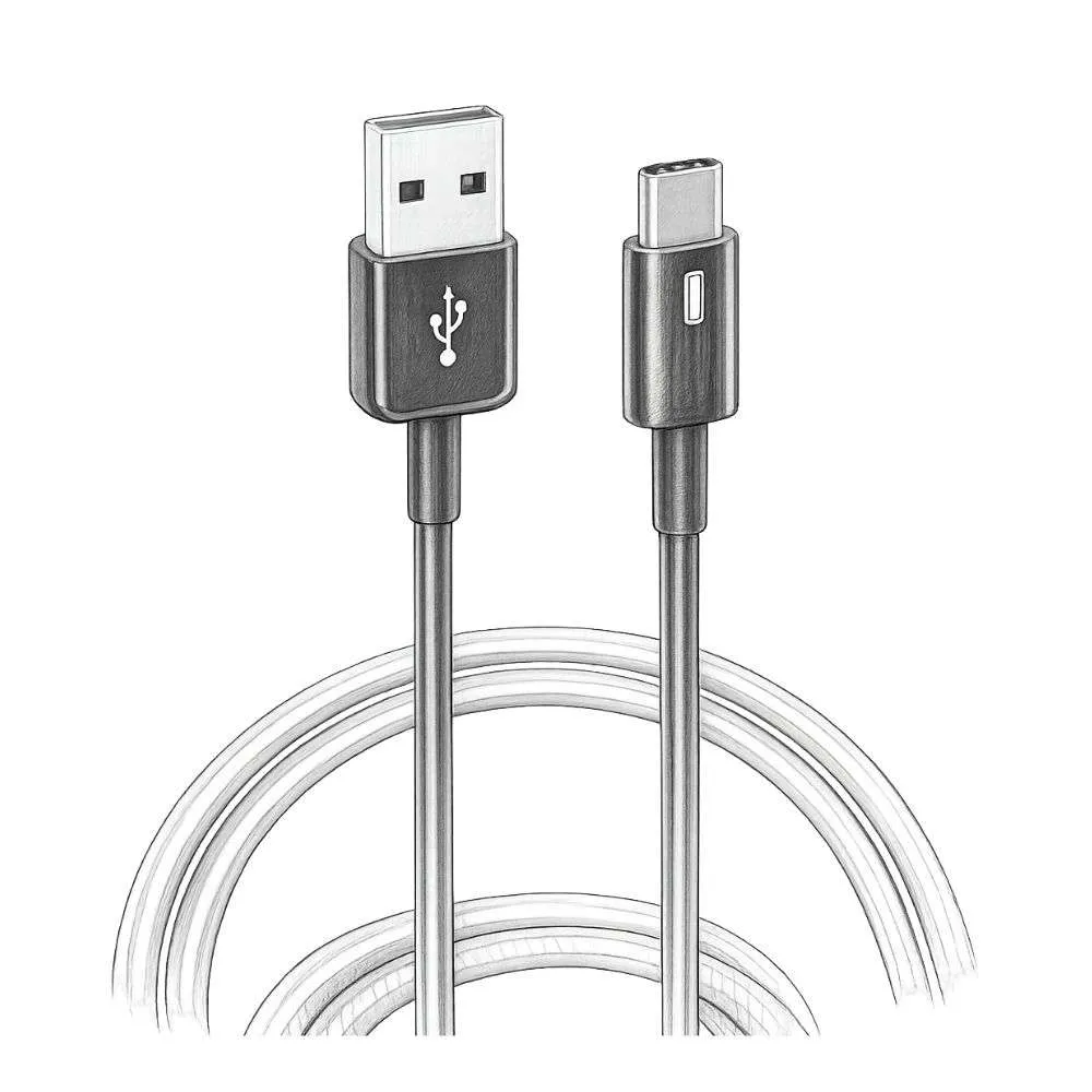 Amazon Basics USB-C to USB-A 2.0 Fast Charger Cable (3ft)