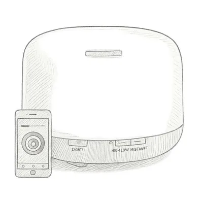 ASAKUKI Rock Smart Wi-Fi Essential Oil Diffuser