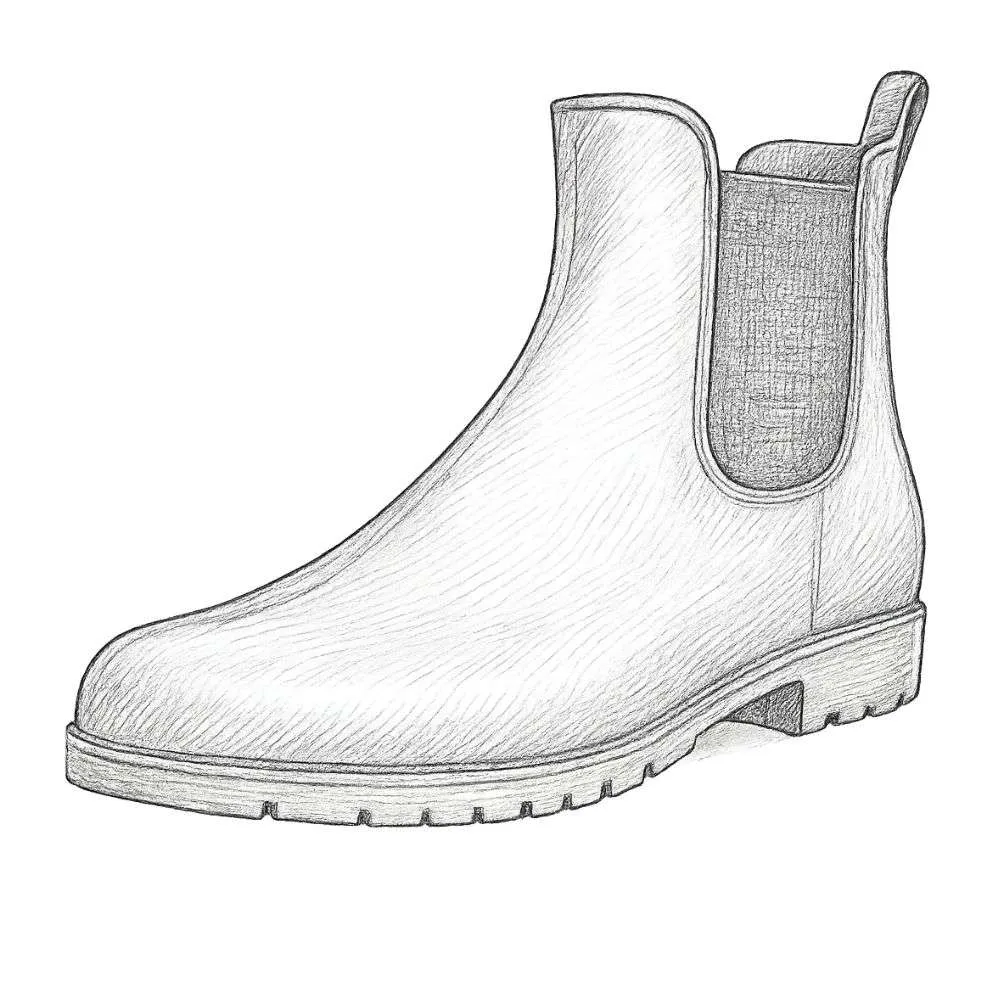 Asgard Women's Ankle Chelsea Rain Boots