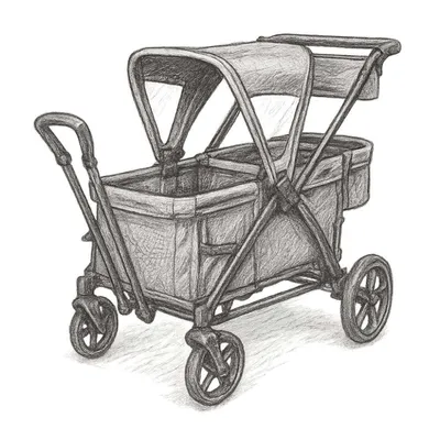 Baby Trend Expedition® 2-in-1 Stroller Wagon PLUS (Seating for 2)
