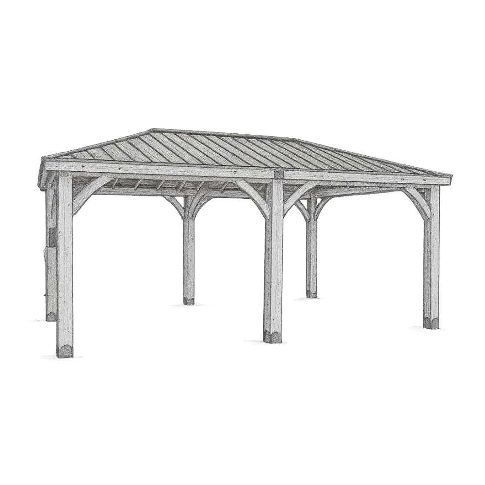 Backyard Discovery Barrington Gazebo/Carport (12' X 20')