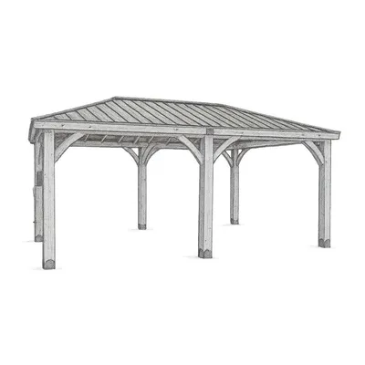 Backyard Discovery Barrington Gazebo/Carport (12' X 20')