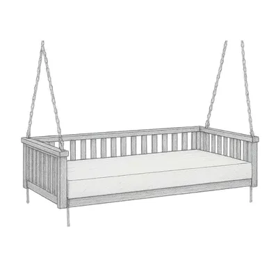 Ballard Designs Sunday Daybed Swing with Cushion