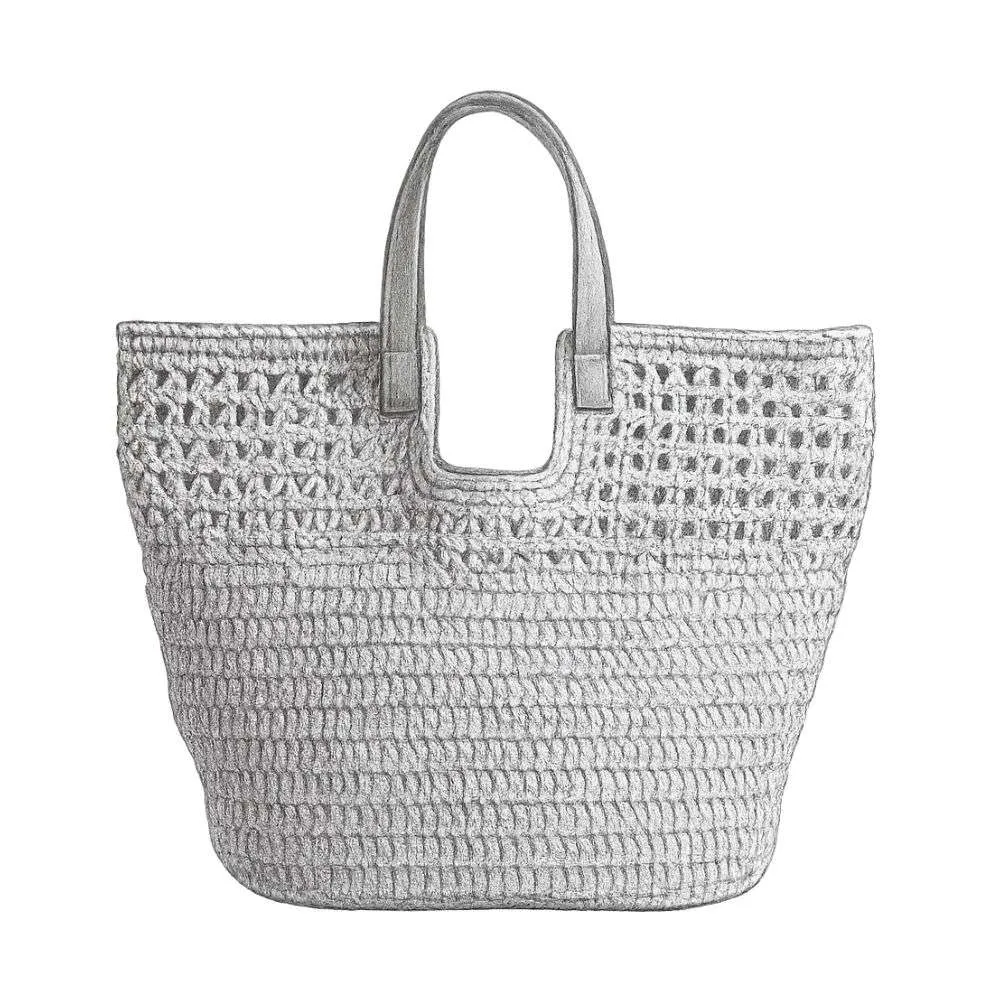 Banana Republic Paper Straw Shopper Tote Bag