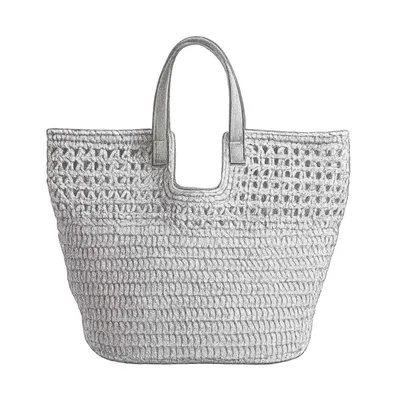 Banana Republic Paper Straw Shopper Tote Bag