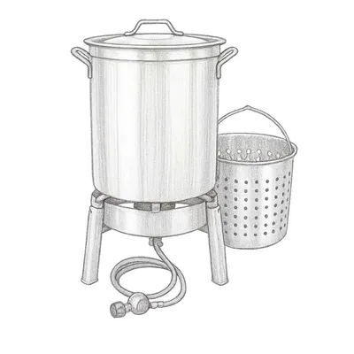 Bayou Classic 62-qt Stainless Cooker Kit