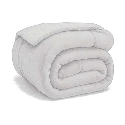 Bedsure Sherpa and Fleece Reversible Blanket (Queen Size)