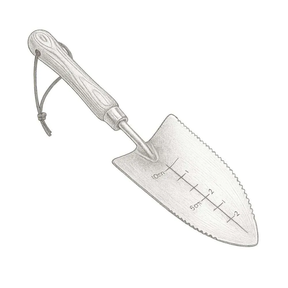 Berry&Bird Garden Trowel with Serrated Potting Edge