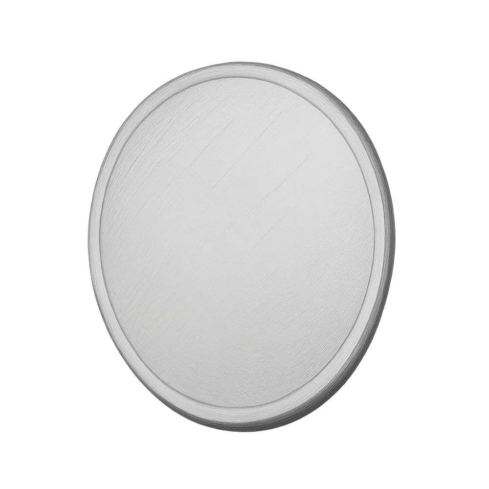 Better Bevel Frameless Beveled Oval Mirror
