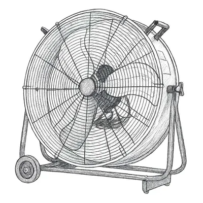 BILT HARD 8100 CFM High Velocity Industrial Drum Fan (24")