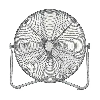 BILT HARD High Velocity Floor Fan (20")