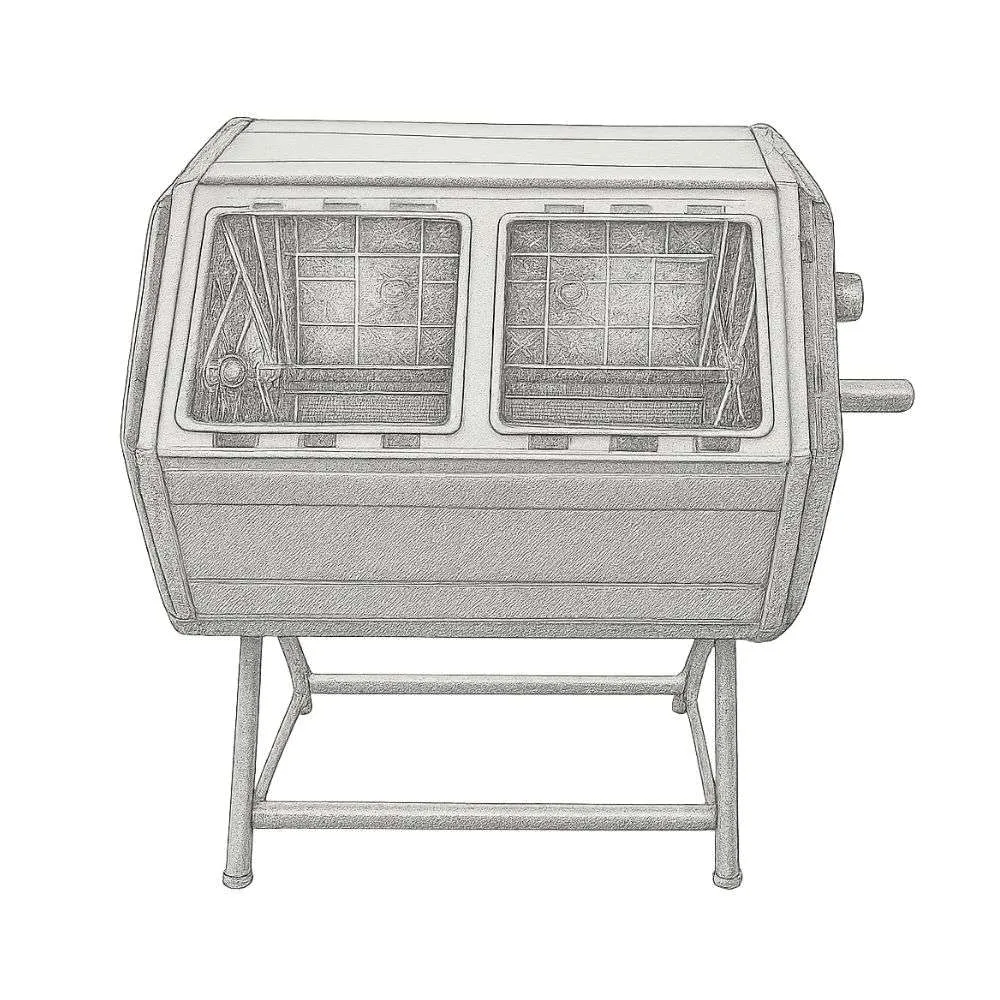 BLACK+DECKER Dual Chamber Tumbling Composter (40 Gallon)