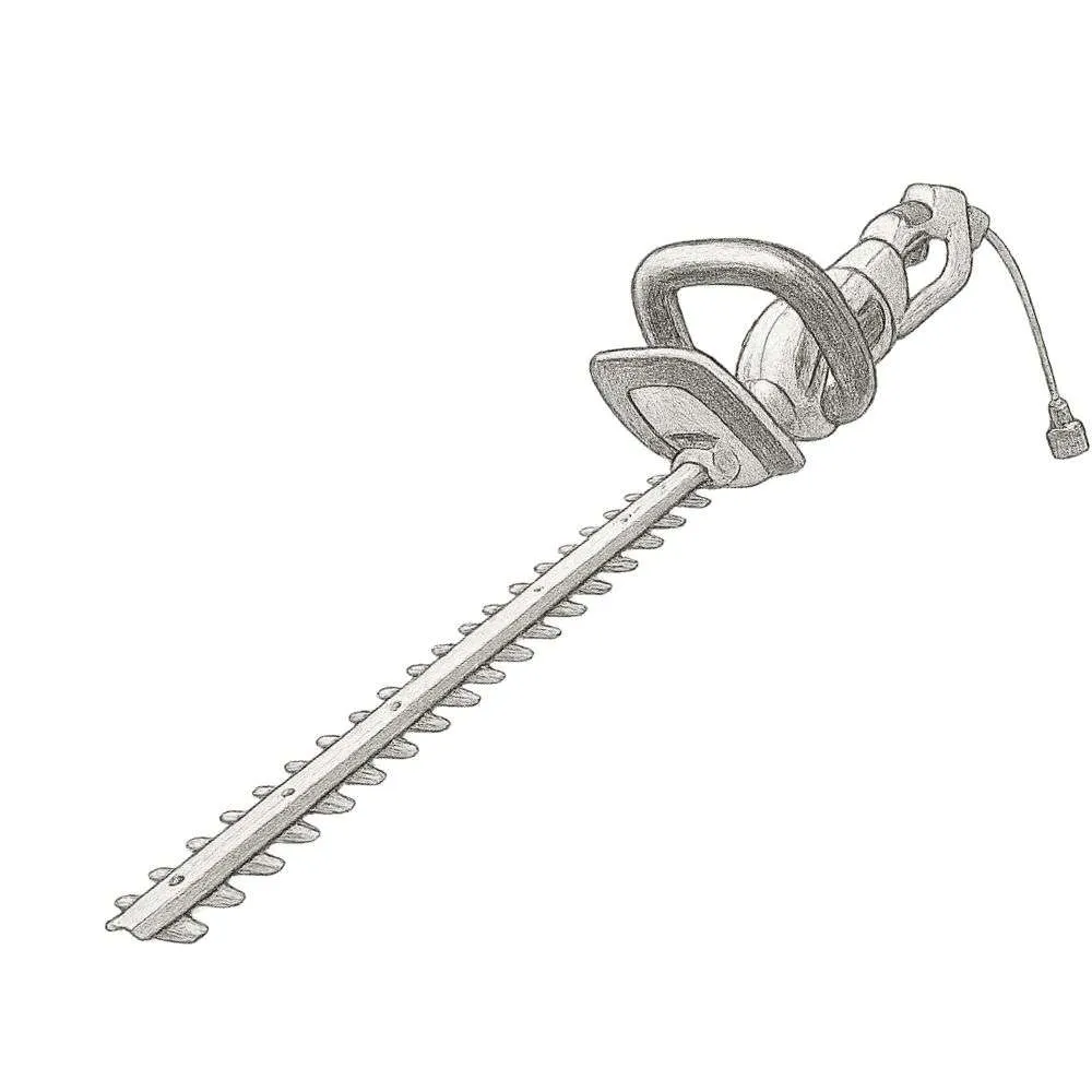 BLACK+DECKER Hedge Trimmer with Rotating Handle and Dual Blade Action Blades 3.3 Amp (24")