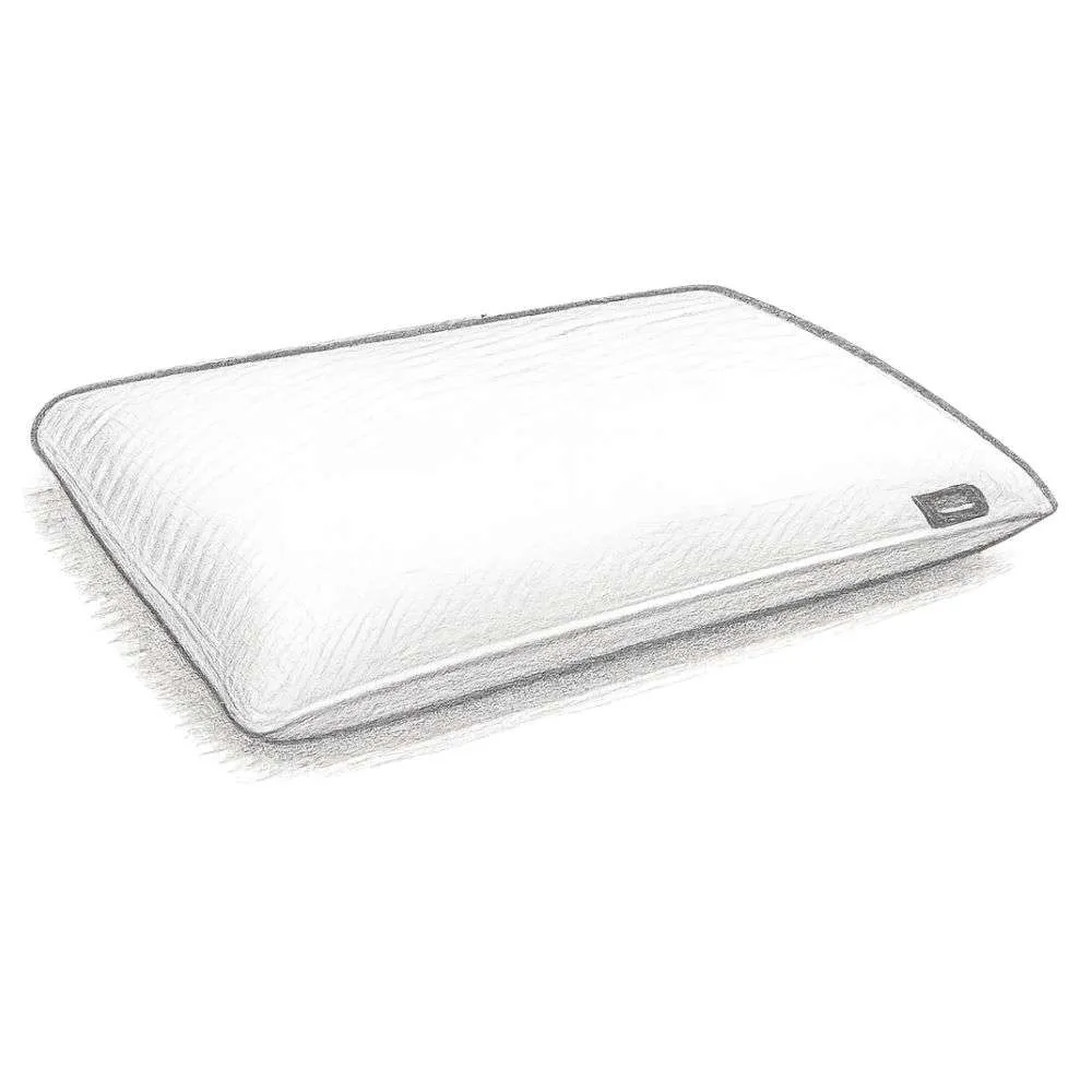 Bluewave Bedding Hyper Slim Gel Memory Foam Pillow