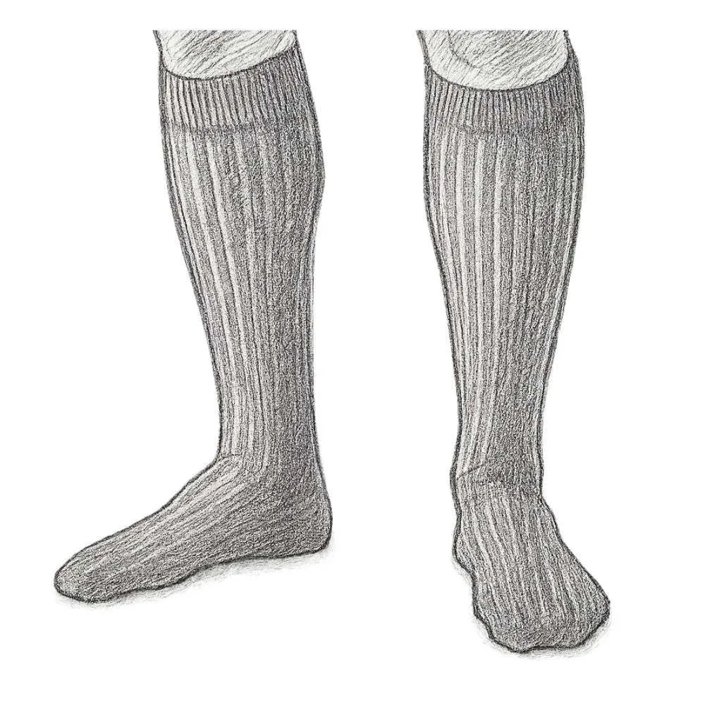 Boardroom Socks Merino Wool Over the Calf Dress Socks