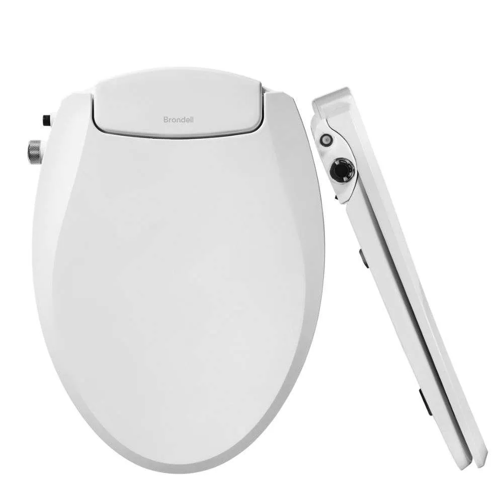 Brondell EcoSeat Elongated Non-Electric Bidet Toilet Seat