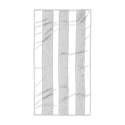 Brooklinen Cabana Stripe Beach Towel