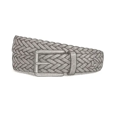 Brooks Brothers Braided Leather Belt