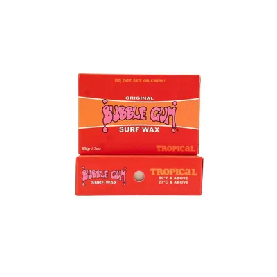 Bubble Gum Original Formula Tropical Water Surf Wax