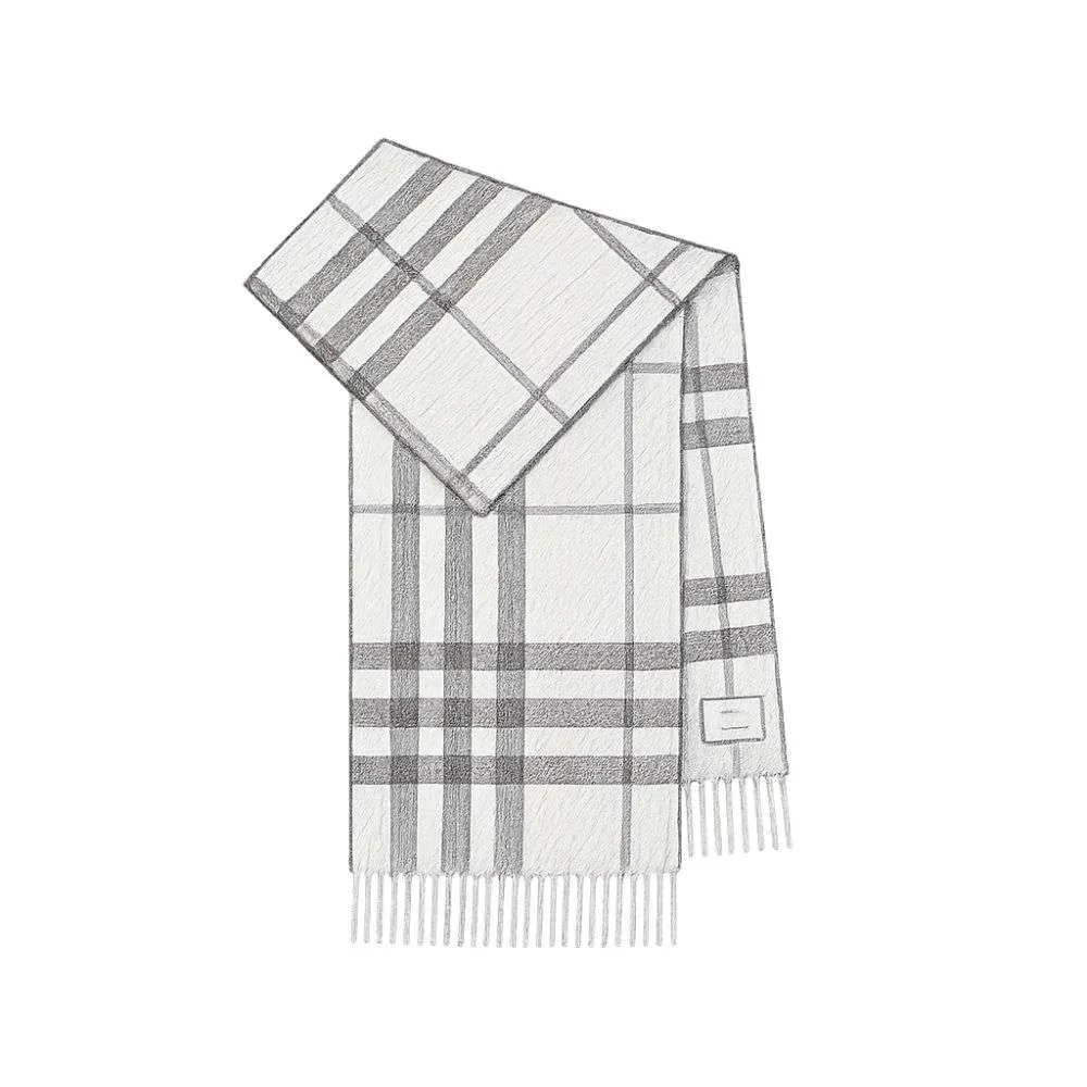 Burberry Check Cashmere Scarf