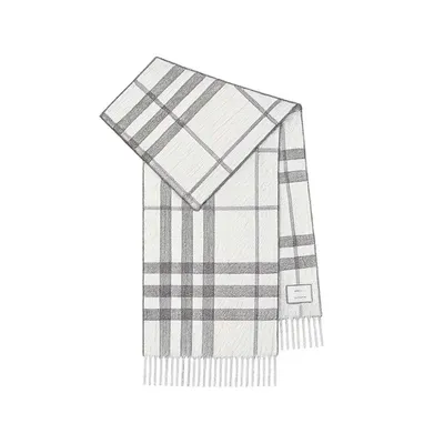 Burberry Check Cashmere Scarf
