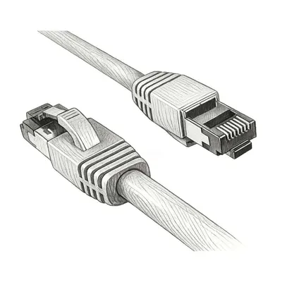 Cables Direct CAT8 Network Cable Ethernet Patch Cord (25')
