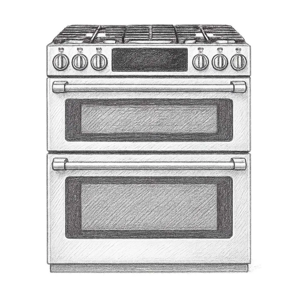 Café™ 30" Dual-Fuel Smart Slide-In Double-Oven Range