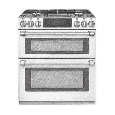 Café™ 30" Dual-Fuel Smart Slide-In Double-Oven Range