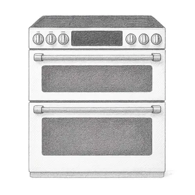 Café™ 30" Smart Slide-In Double-Oven Range