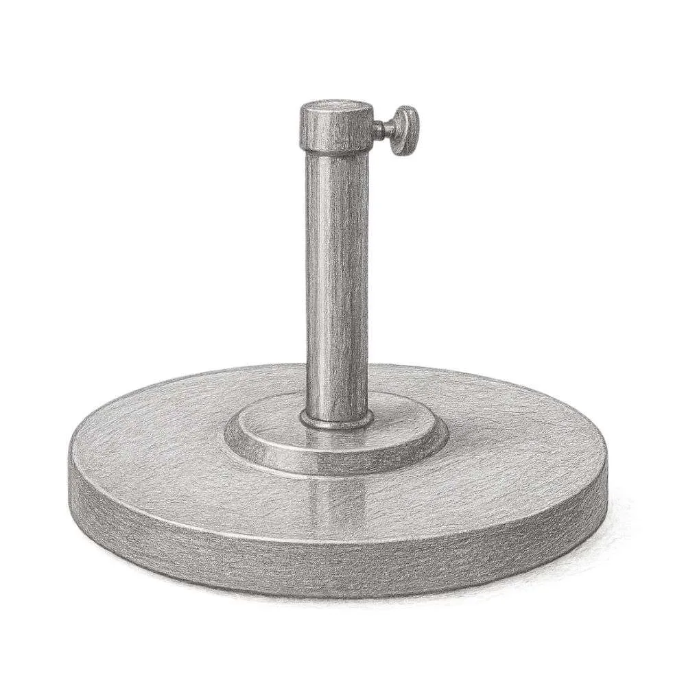 California Umbrella Round Residential Patio Umbrella Stand
