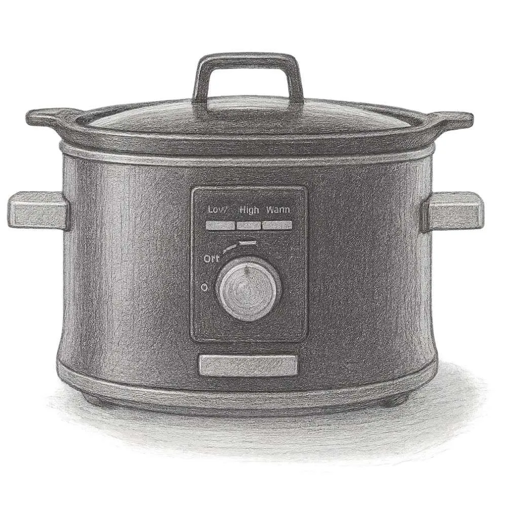 Calphalon Digital Sauté Slow Cooker Dark Stainless Steel