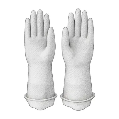 Casabella Premium Waterblock Cleaning Gloves (1 Pair)