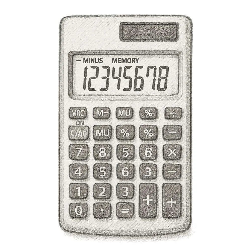 Casio HS-8VA Practical Calculator