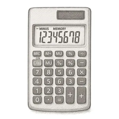 Casio HS-8VA Practical Calculator