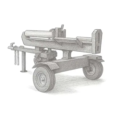 Champion Power Equipment 224 cc Gas Powered Hydraulic Wood Log Splitter (27 Ton)