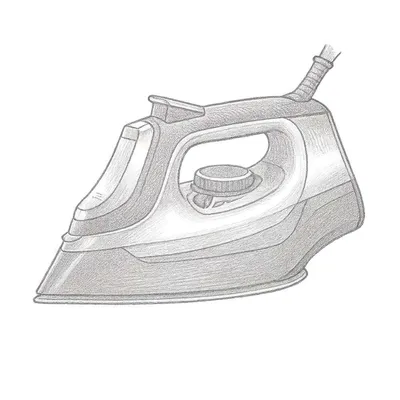 CHI Steam Iron 1700W, Retractable Cord, Auto Shutoff