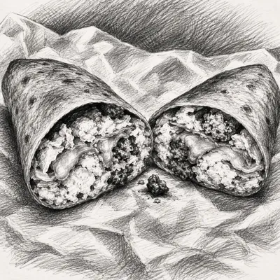 Colima's Mexican Grill Hashbrown Breakfast Burrito