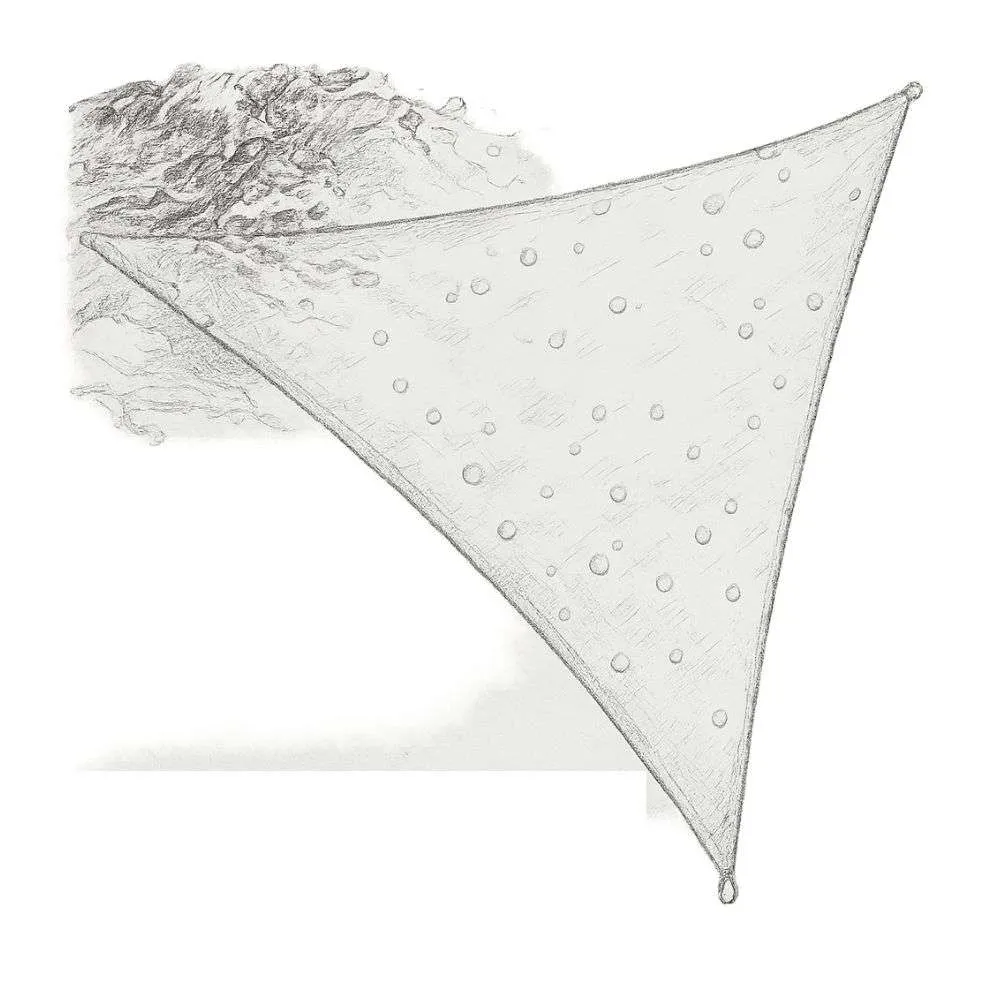 ColourTree Waterproof Triangle Shade Sail