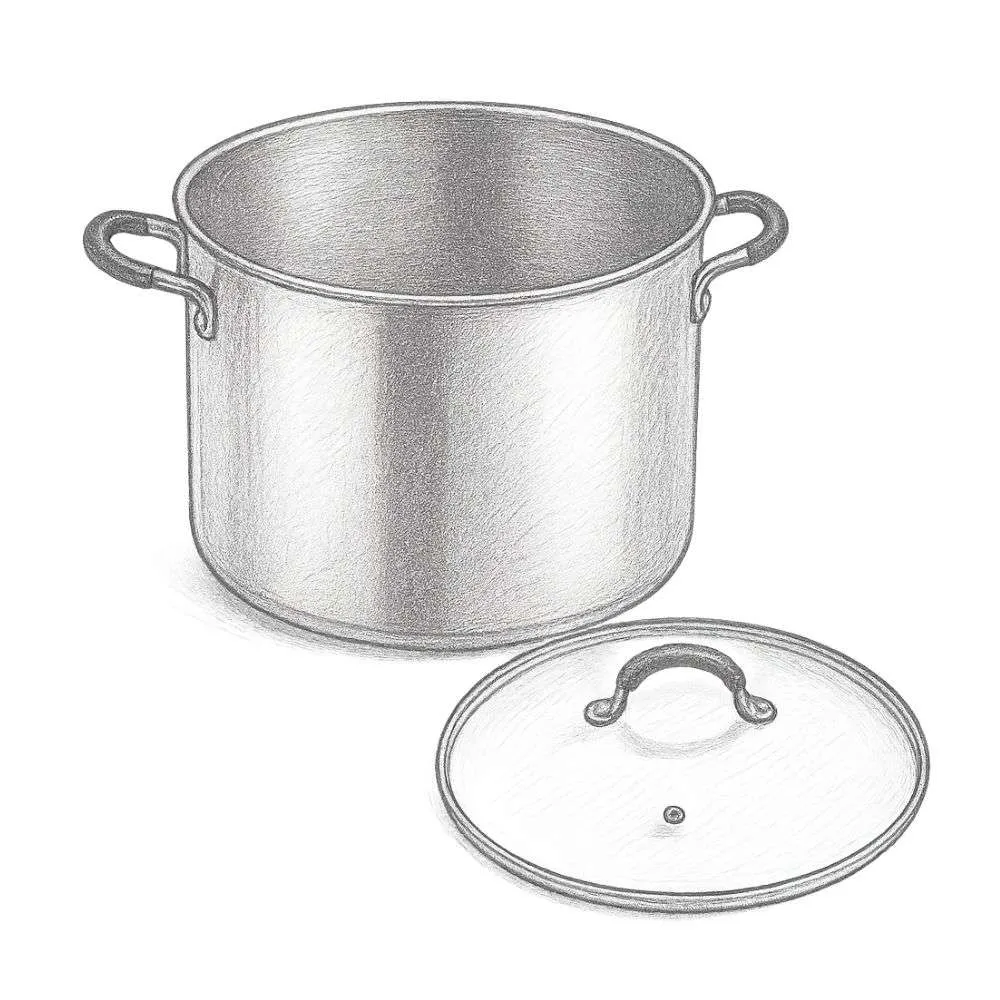 Cooks Standard Stockpot with Lid Stainless Steel 12 Quart